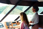Jaime and Poppop at the Helm